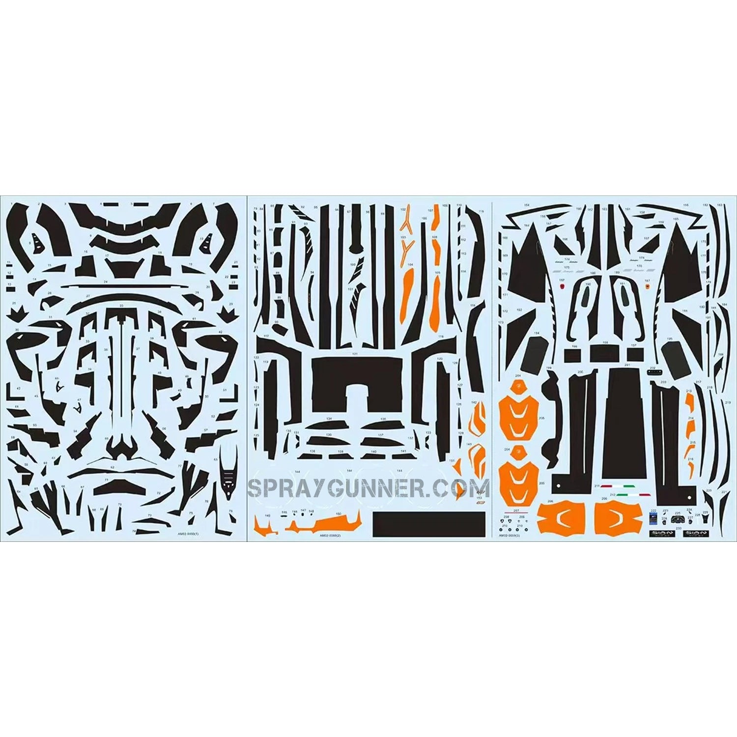 The Lamborghini Sián is a finely detailed model of the luxury sports car with both open and closed doors in this ALPHA MODEL 1/24 Scale Model Car Kit.