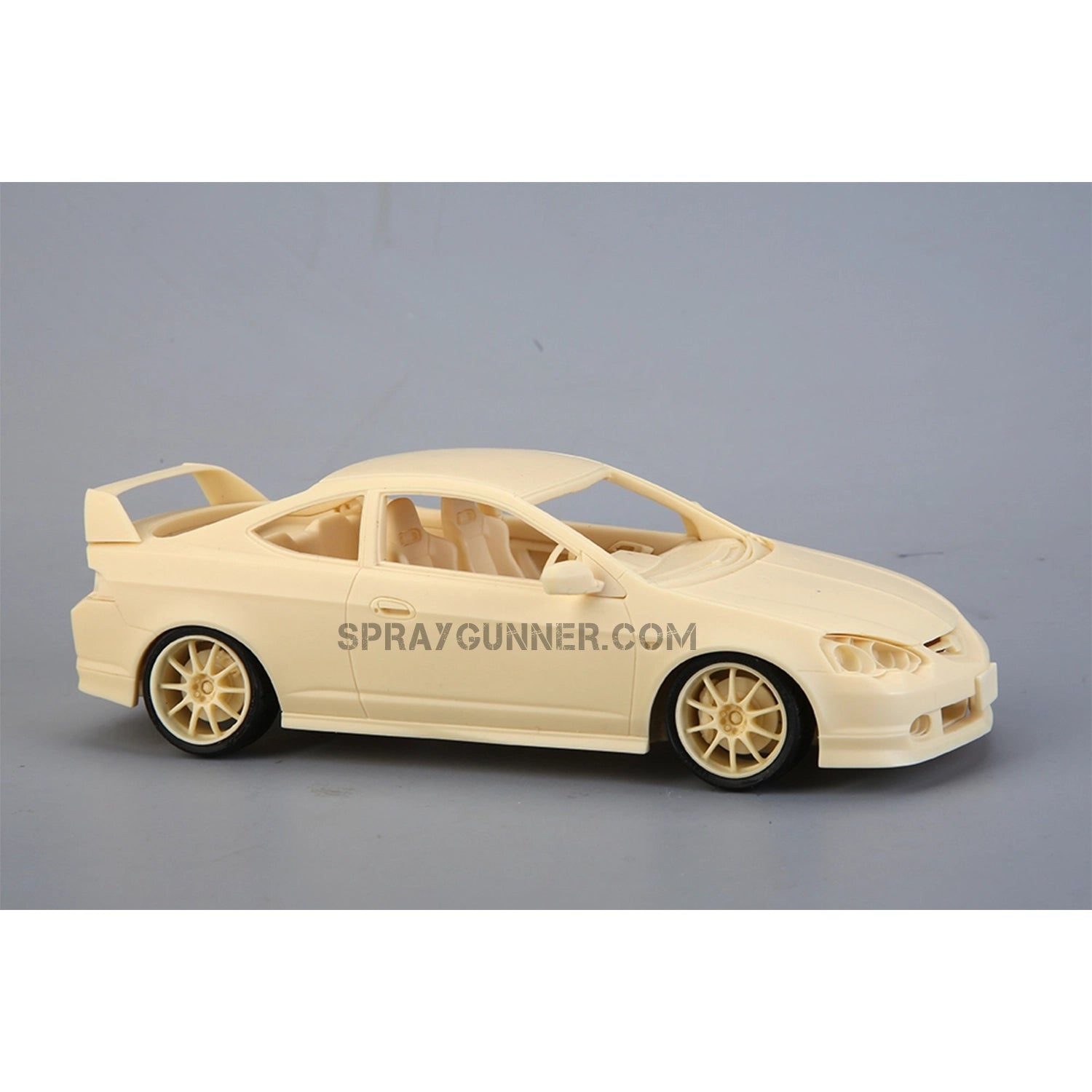 The HONDA INTEGRA (DC5) TYPE-R ALPHA MODEL 1/24 scale model kit is a meticulously detailed recreation of the legendary sports vehicle. Ideal for collectors and enthusiasts.