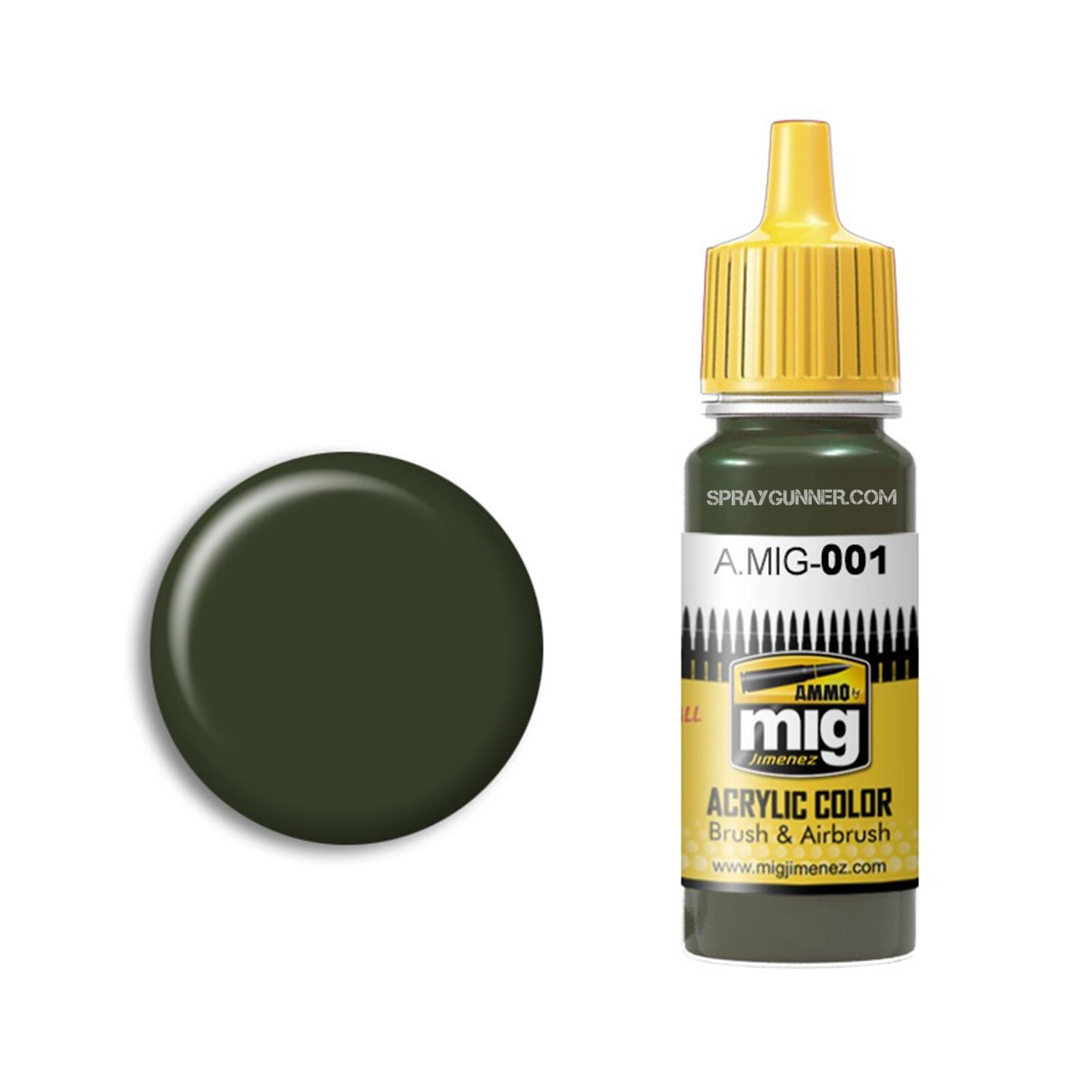 AMMO by MIG Acrylic - RAL 6003 OLIVGRÜN OPT.1 - Urbanlystore