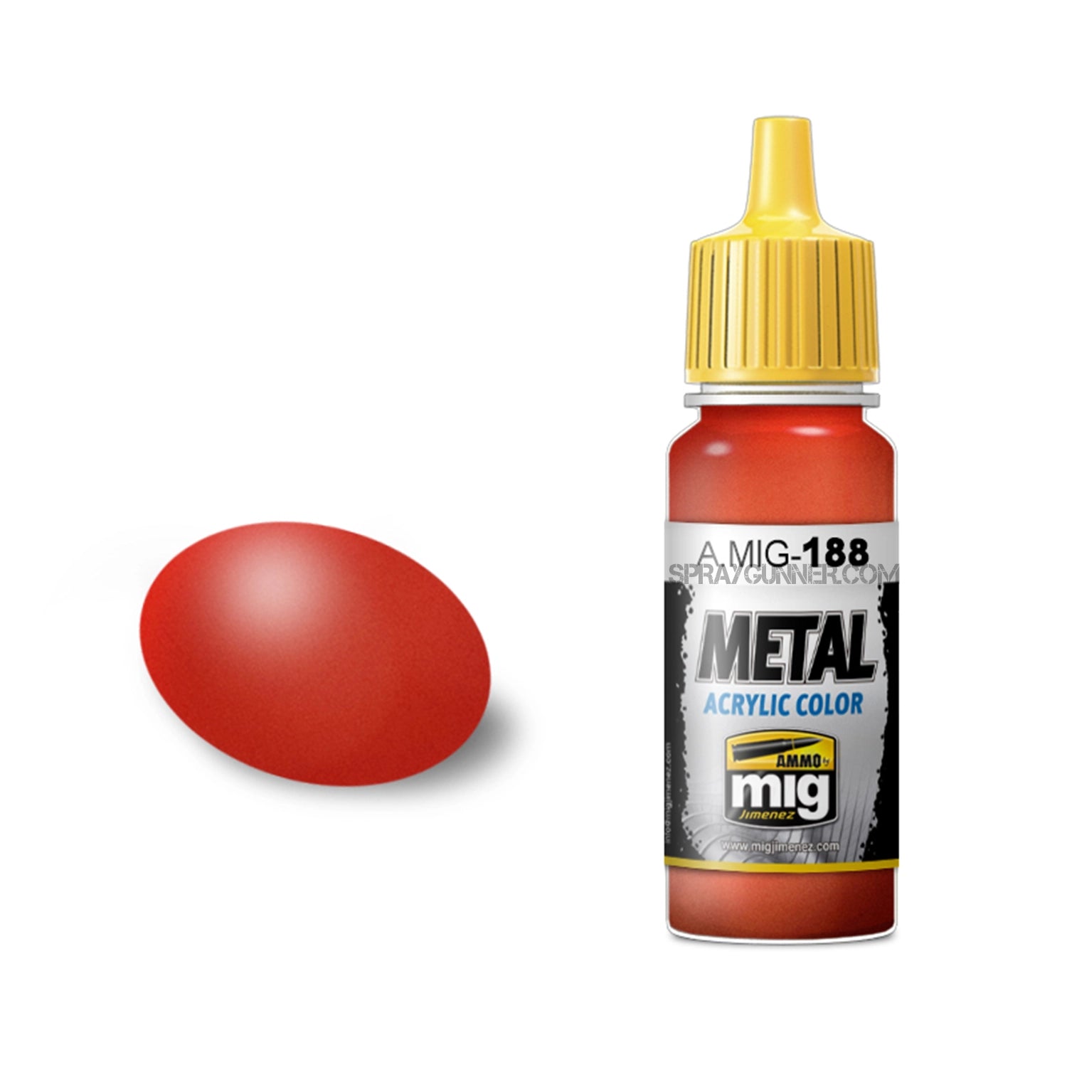 AMMO by MIG Metal Acrylic - Metallic Red - Urbanlystore