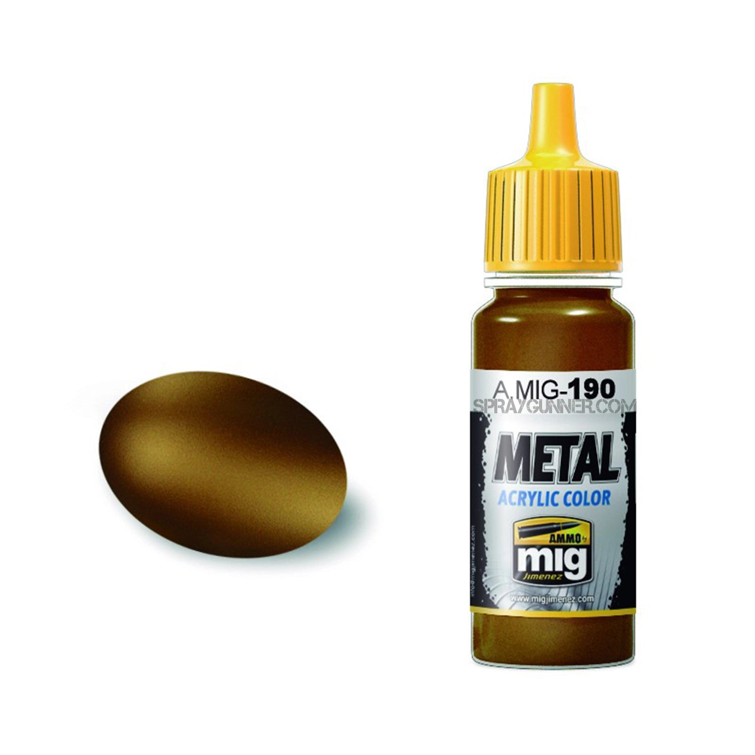 AMMO by MIG Metal Acrylic - Old Brass - Urbanlystore