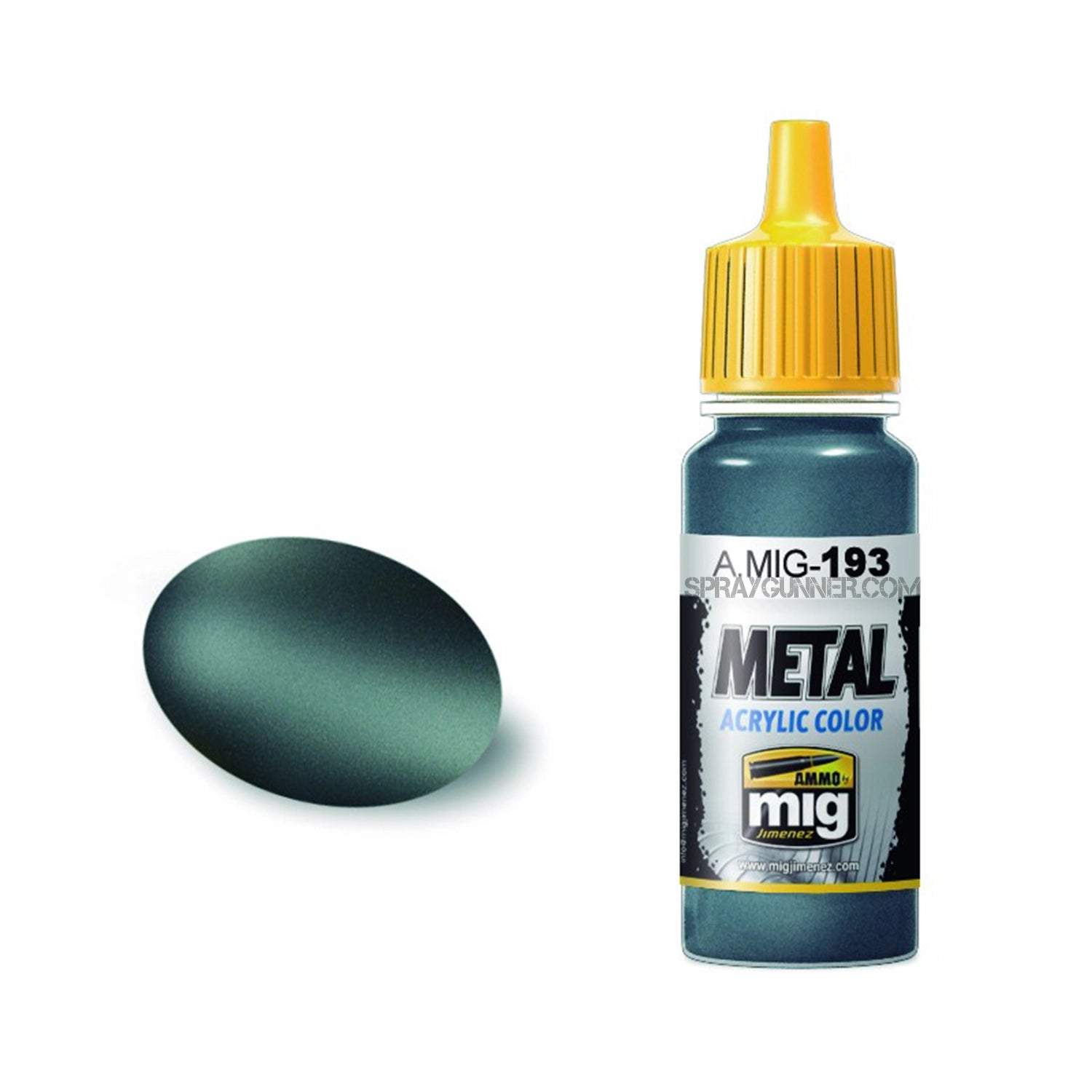 AMMO by MIG Metal Acrylic - Bluish Titanium - Urbanlystore