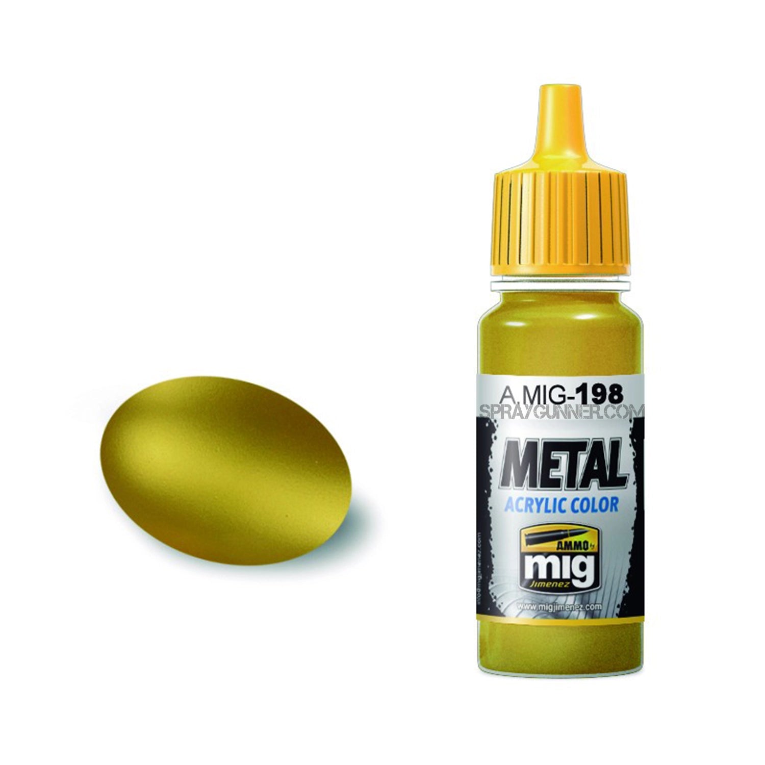 AMMO by MIG Metal Acrylic - Gold - Urbanlystore