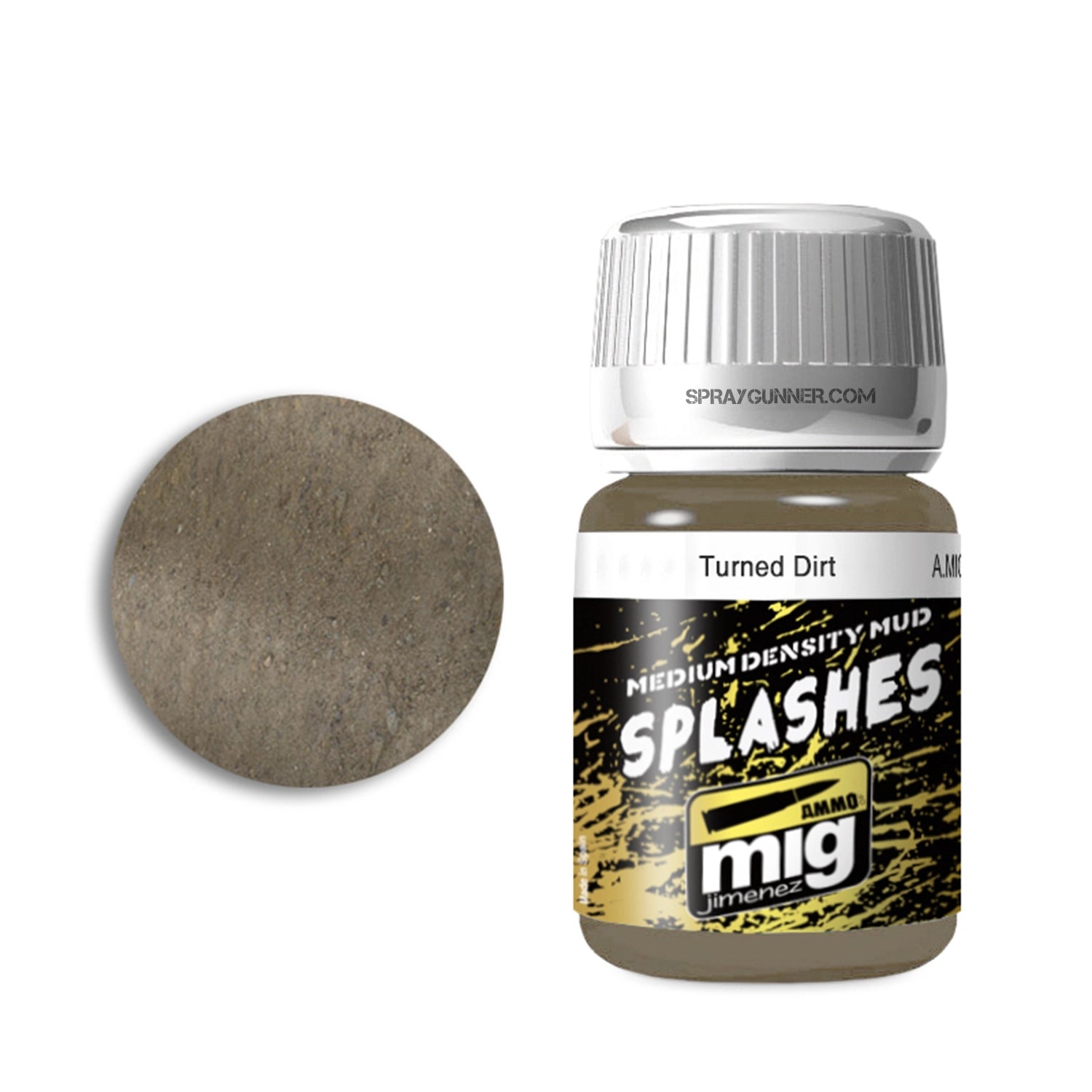 AMMO by MIG Enamel Splashes Turned Dirt - Urbanlystore