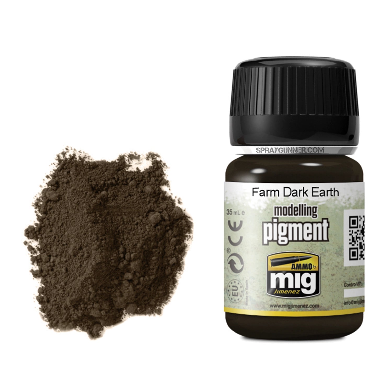 AMMO by MIG Pigments Farm Dark Earth - Urbanlystore