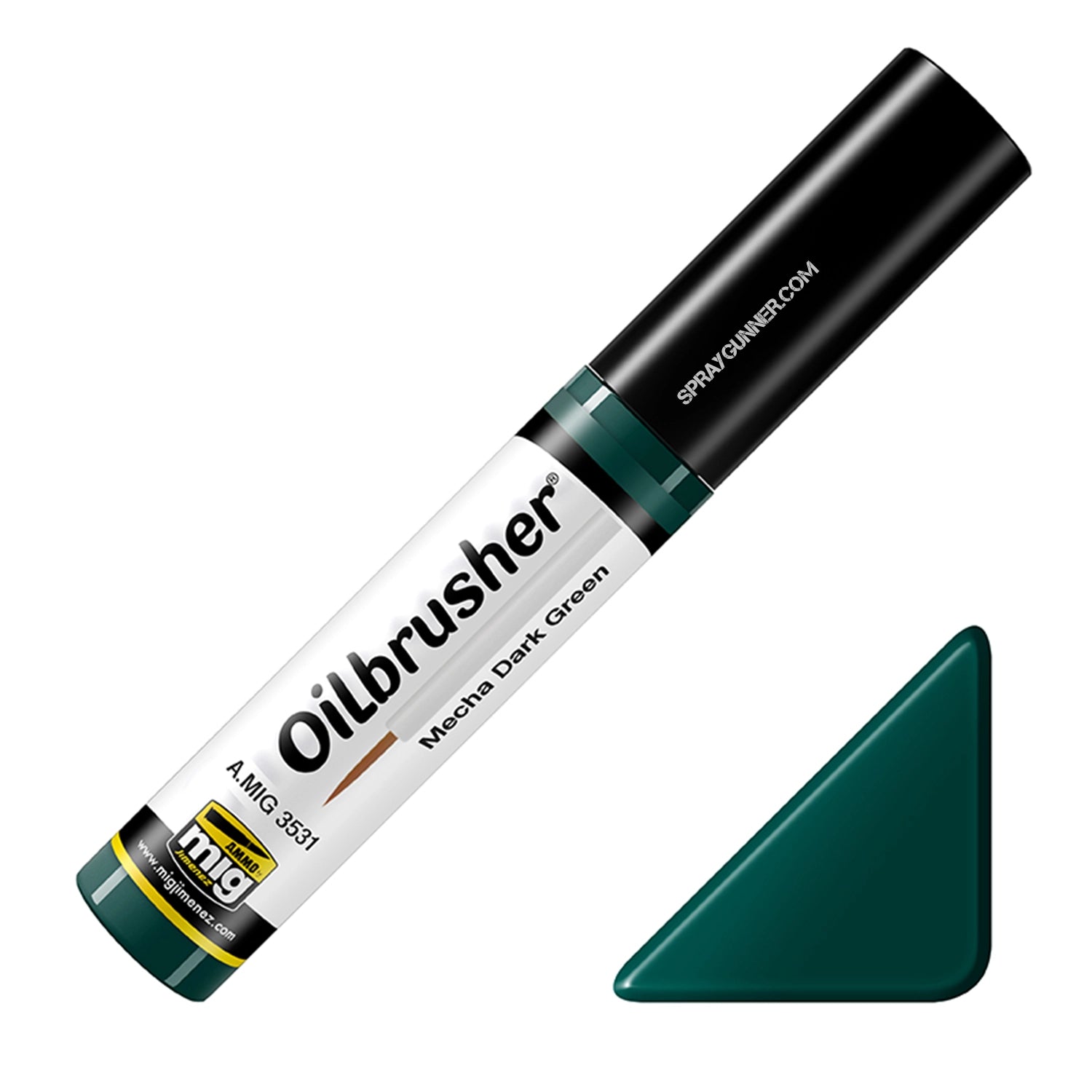 AMMO by MIG Oilbrusher Mecha Dark Green AMIG3531 - Urbanlystore