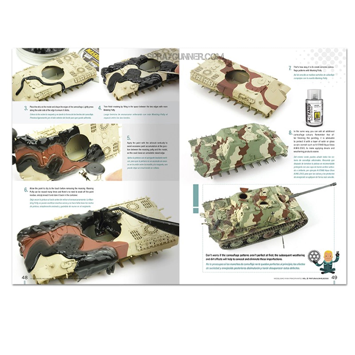 Ammo by MIG Publications Scale Modeling for Beginners Vol. 2: Paint & Weathering (Bilingual) - Urbanlystore