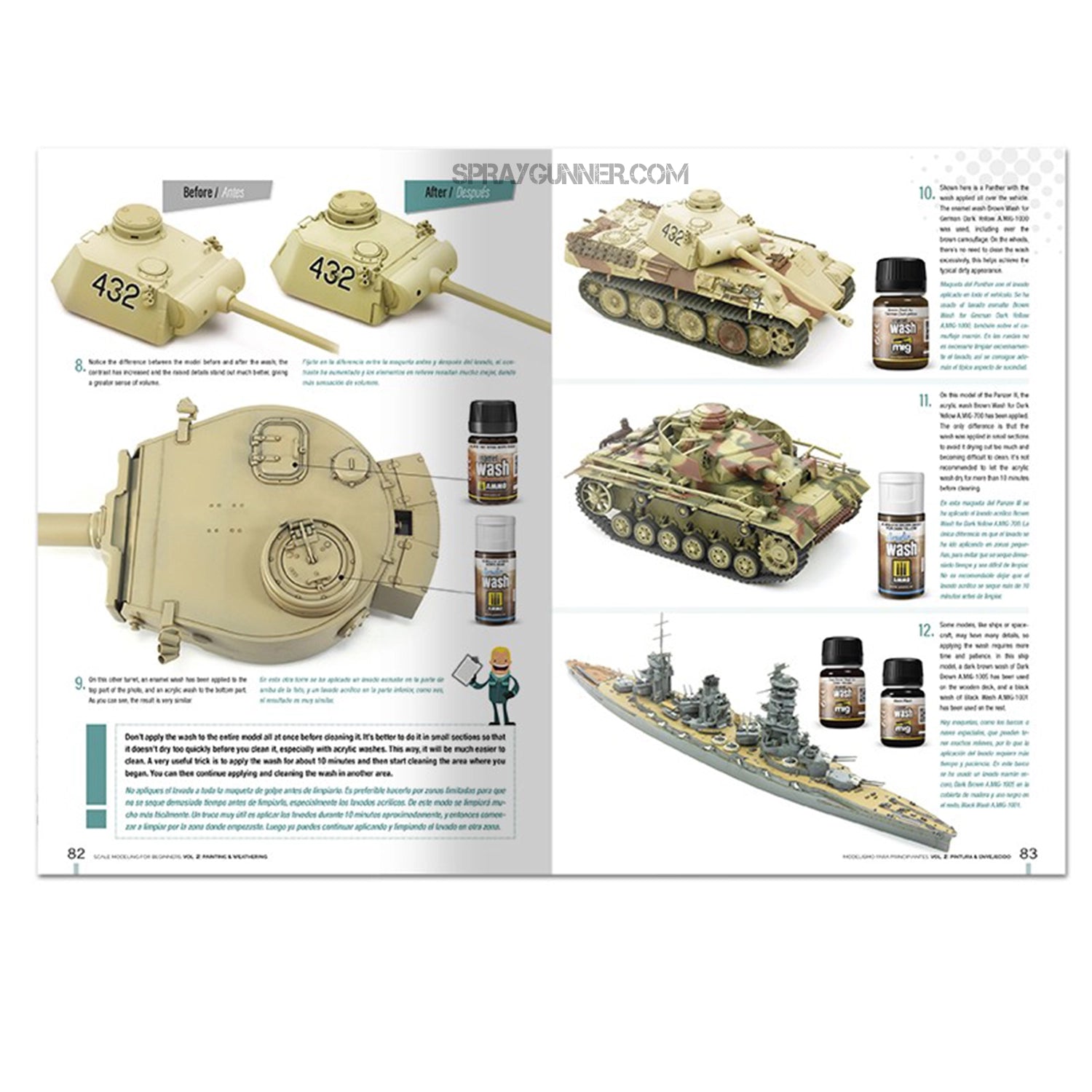 Ammo by MIG Publications Scale Modeling for Beginners Vol. 2: Paint & Weathering (Bilingual) - Urbanlystore