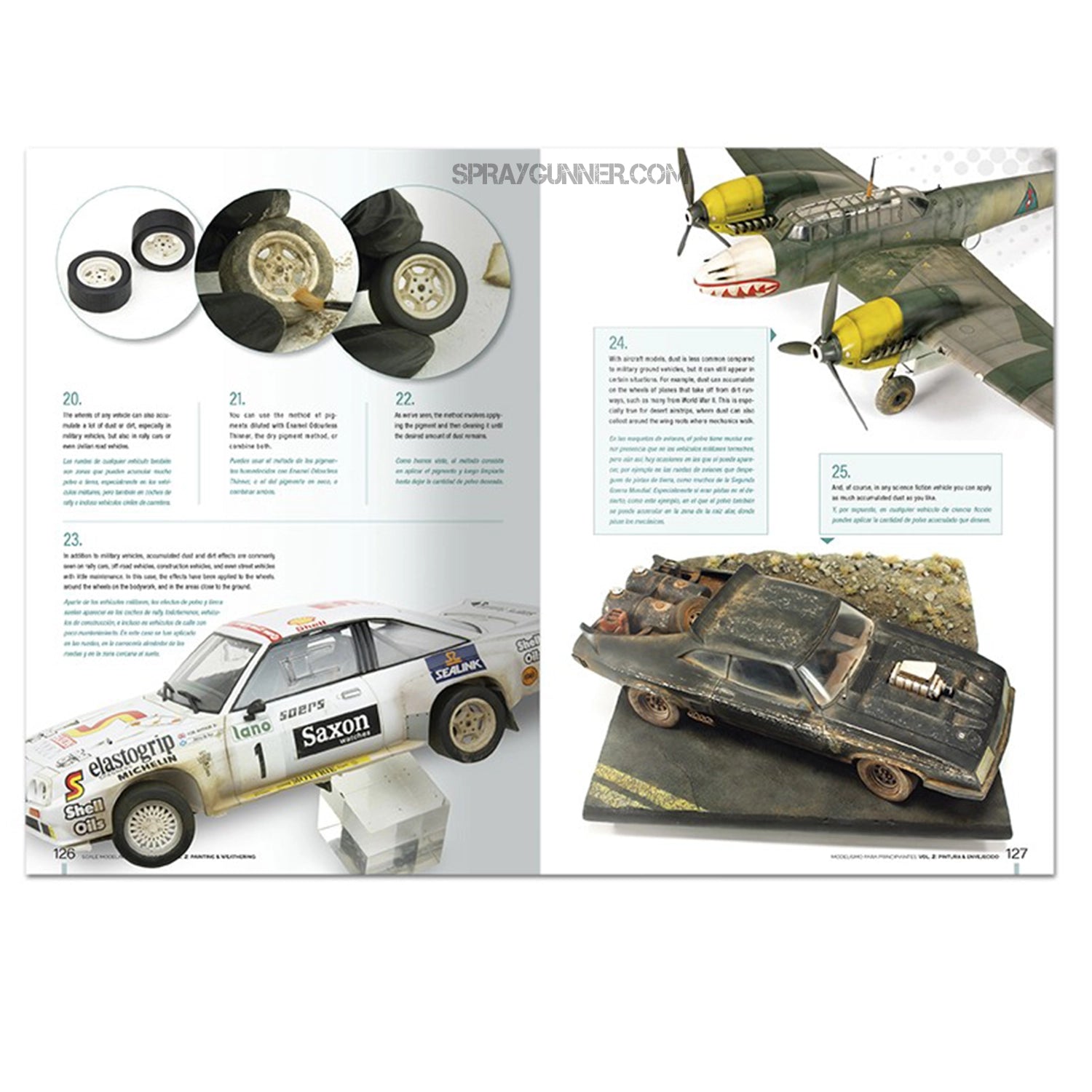 Ammo by MIG Publications Scale Modeling for Beginners Vol. 2: Paint & Weathering (Bilingual) - Urbanlystore