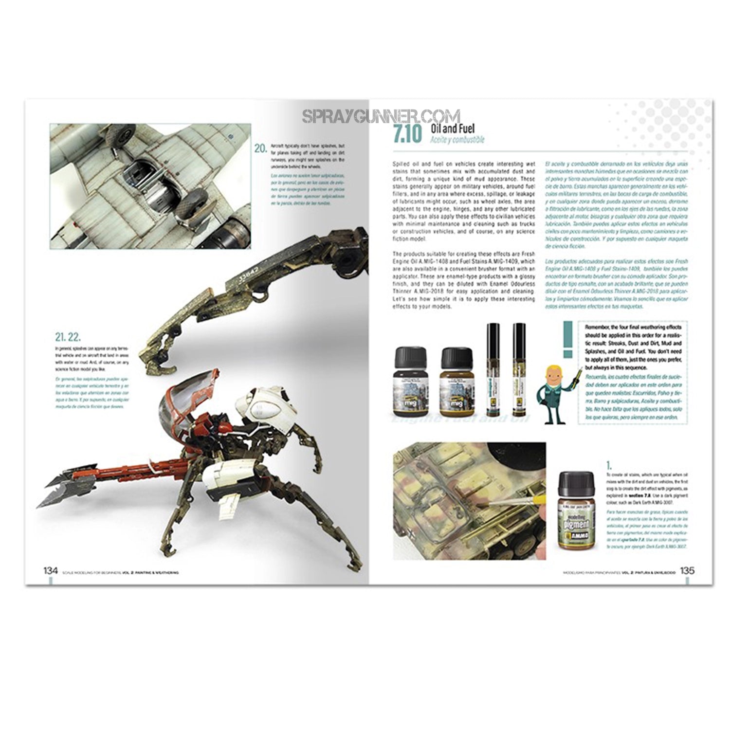 Ammo by MIG Publications Scale Modeling for Beginners Vol. 2: Paint & Weathering (Bilingual) - Urbanlystore