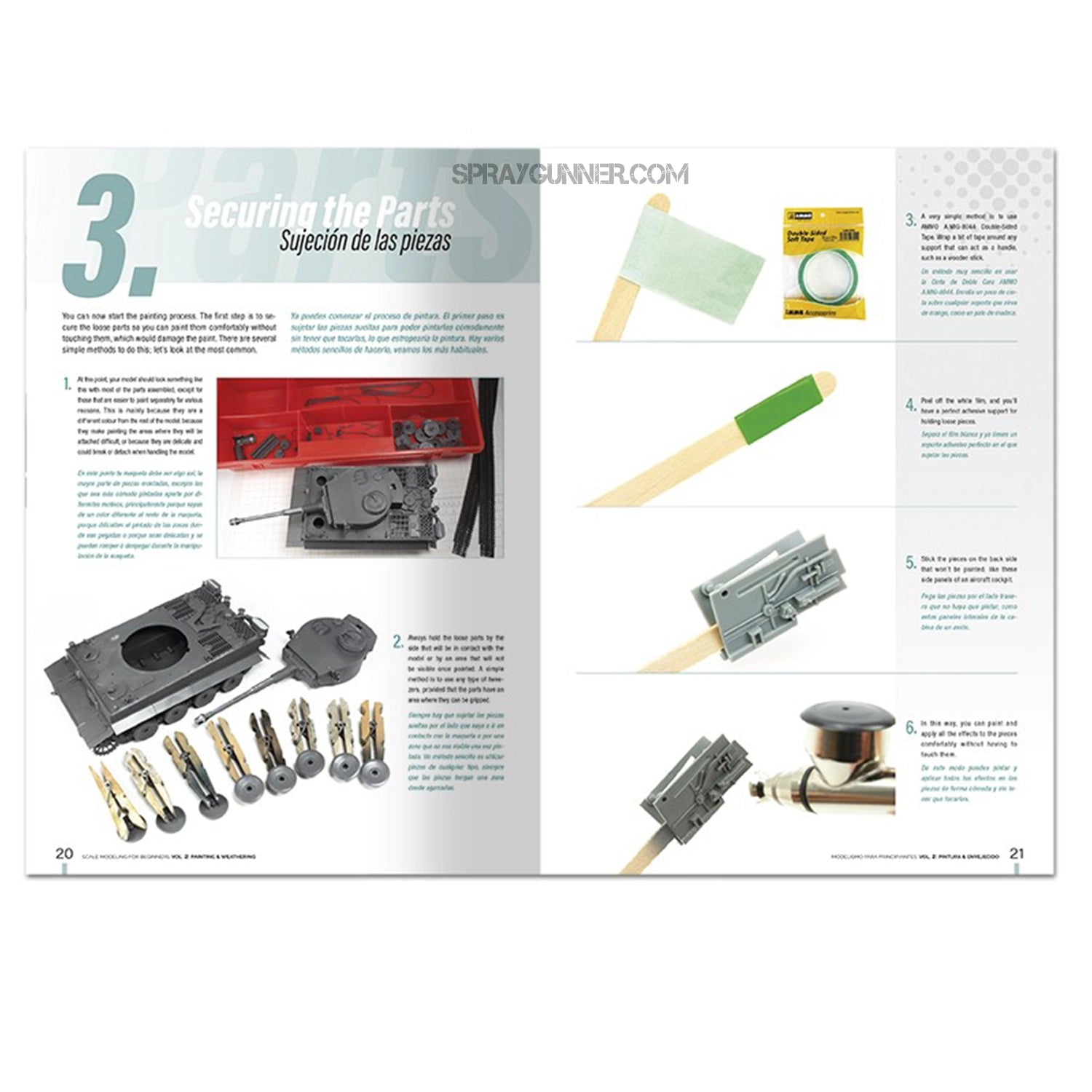 Ammo by MIG Publications Scale Modeling for Beginners Vol. 2: Paint & Weathering (Bilingual) - Urbanlystore