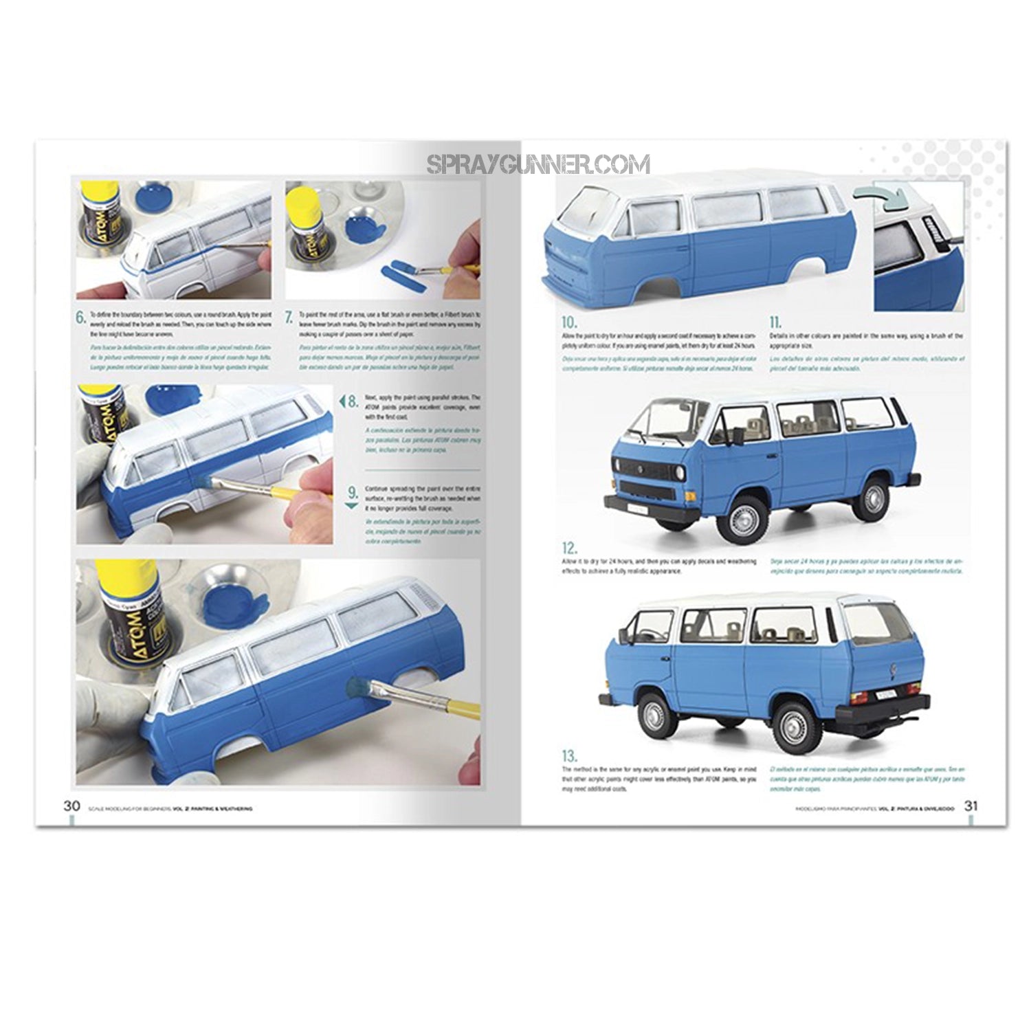 Ammo by MIG Publications Scale Modeling for Beginners Vol. 2: Paint & Weathering (Bilingual) - Urbanlystore