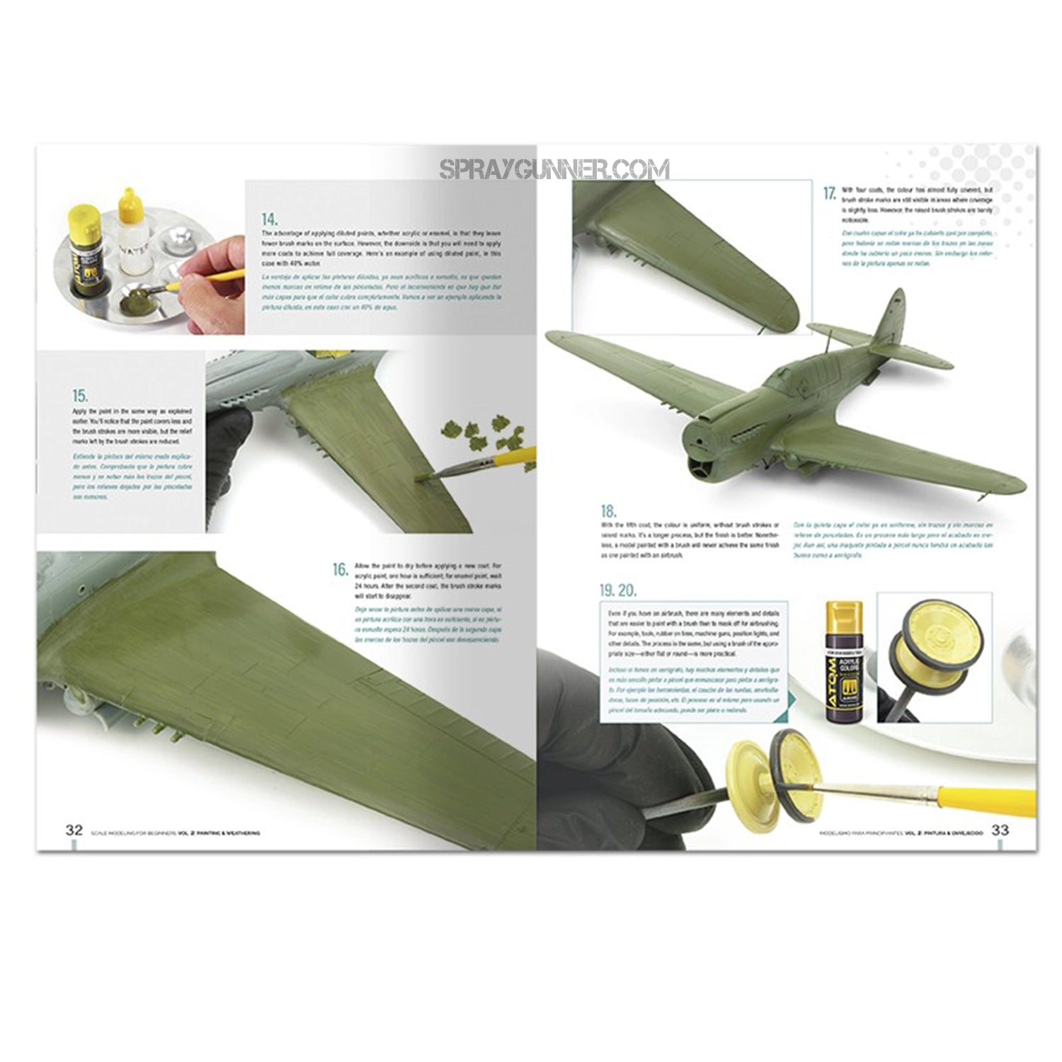 Ammo by MIG Publications Scale Modeling for Beginners Vol. 2: Paint & Weathering (Bilingual) - Urbanlystore