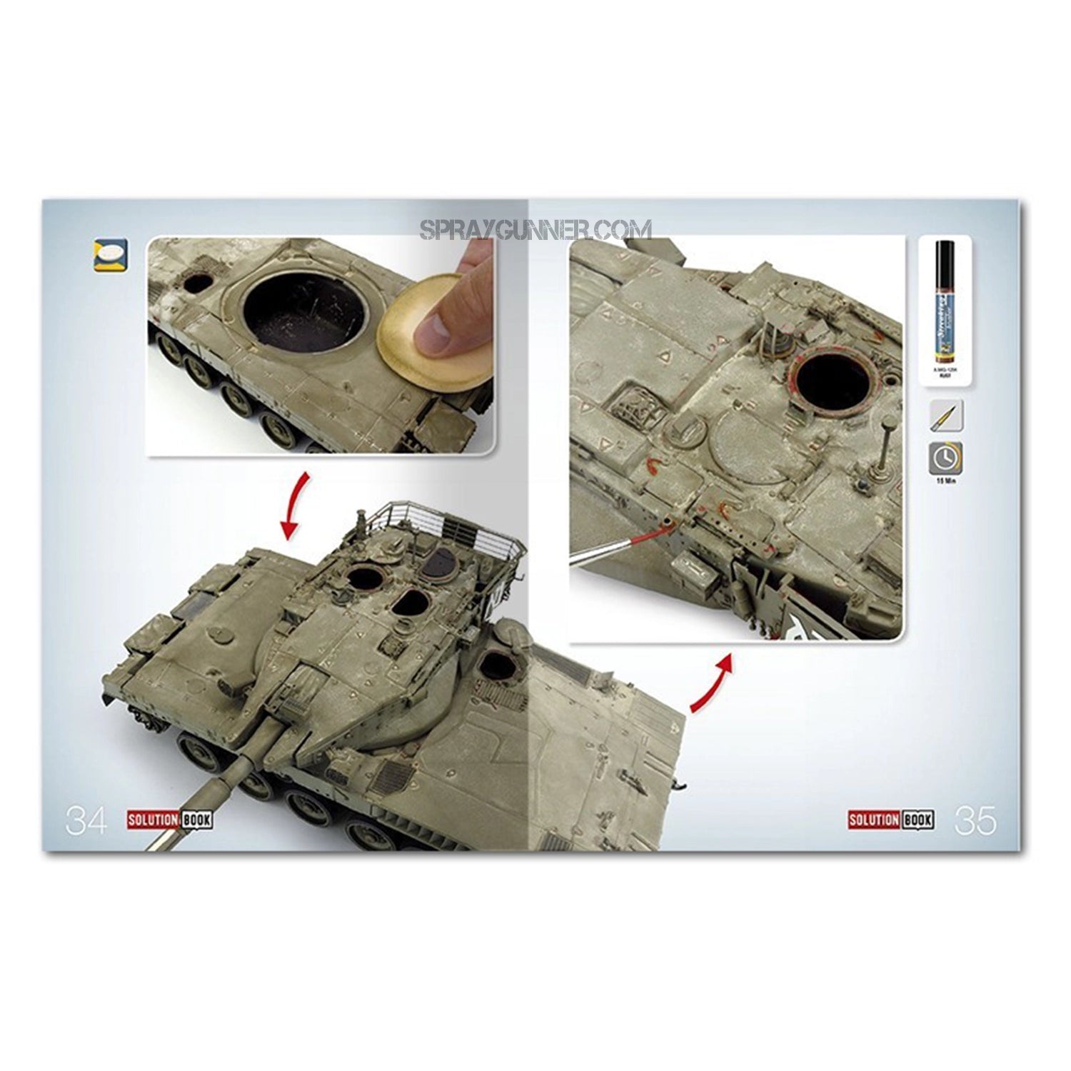 AMMO by MIG SOLUTION BOOK 03 - How to Paint IDF Vehicles (English, Castellano, Français, Deutsch) - Urbanlystore
