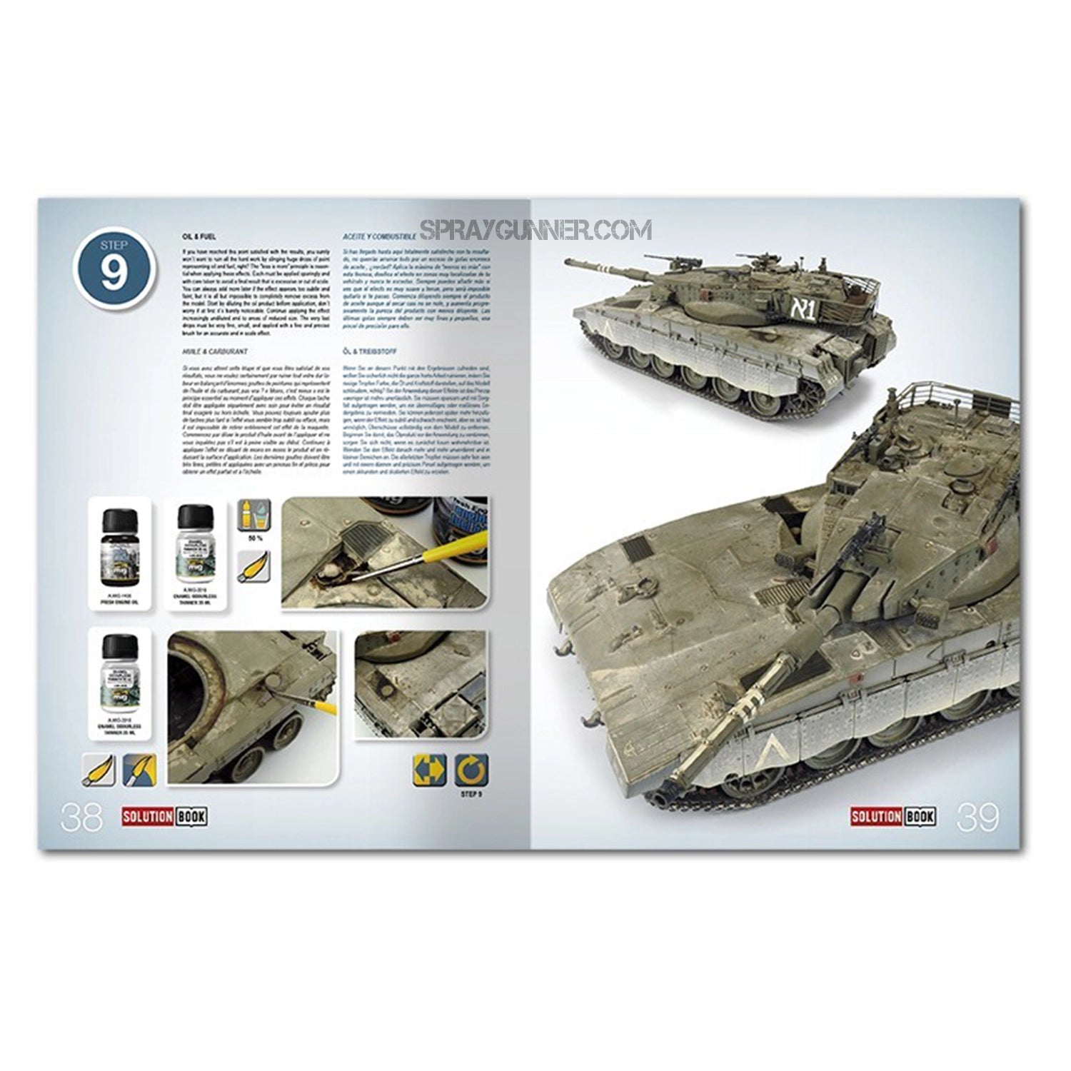 AMMO by MIG SOLUTION BOOK 03 - How to Paint IDF Vehicles (English, Castellano, Français, Deutsch) - Urbanlystore