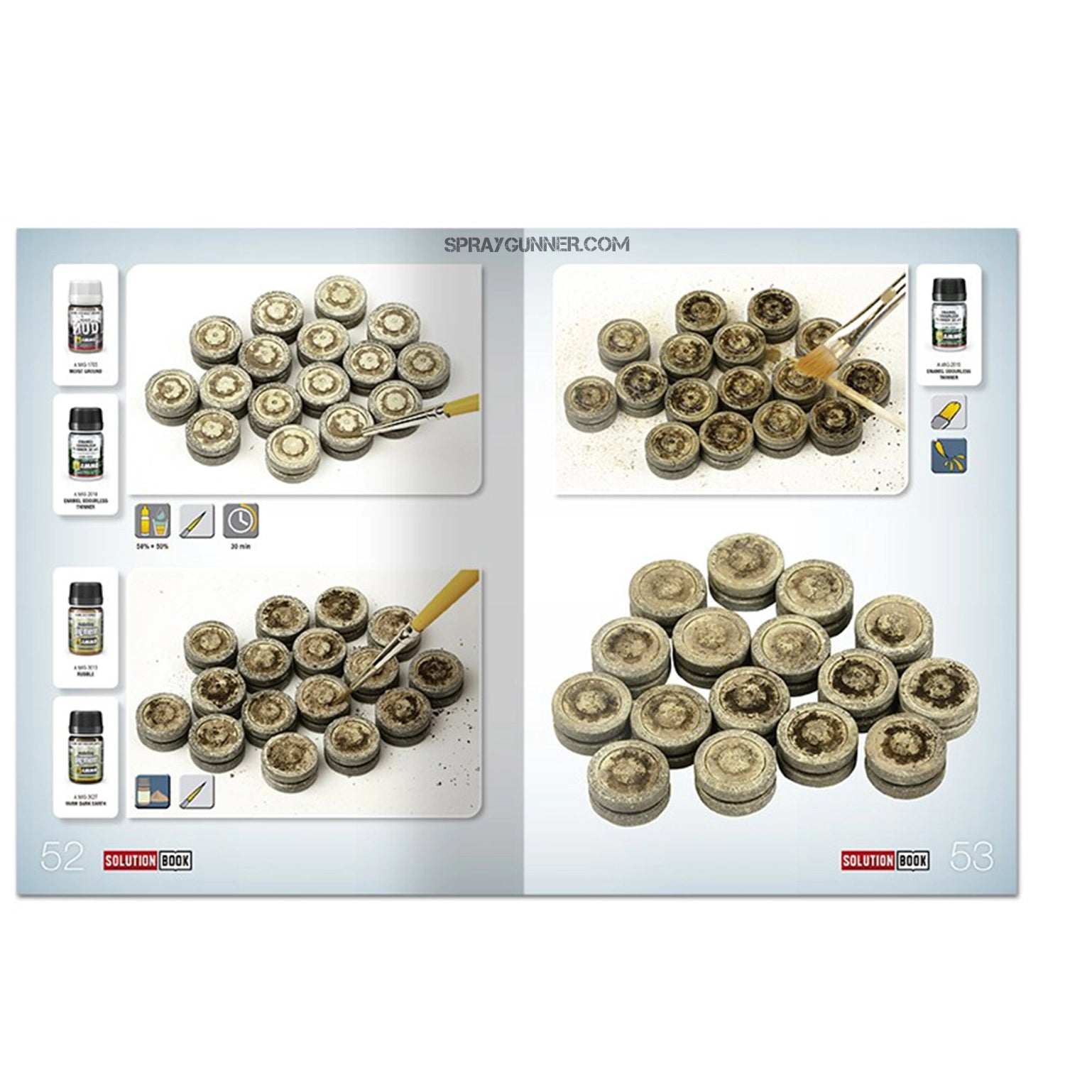 AMMO by MIG How to Paint WWII German Mid-War Vehicles SOLUTION BOOK 21 (Multilingual Book) - Urbanlystore