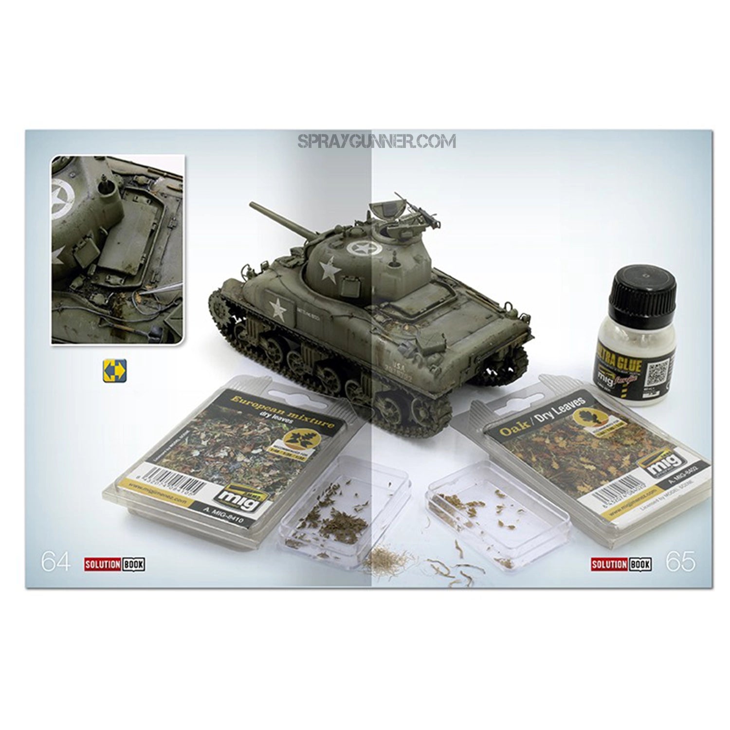 Ammo by MIG Publications SOLUTION BOOK 22 - How to Paint WWII USA ETO Vehicles (Multilingual Book) - Urbanlystore