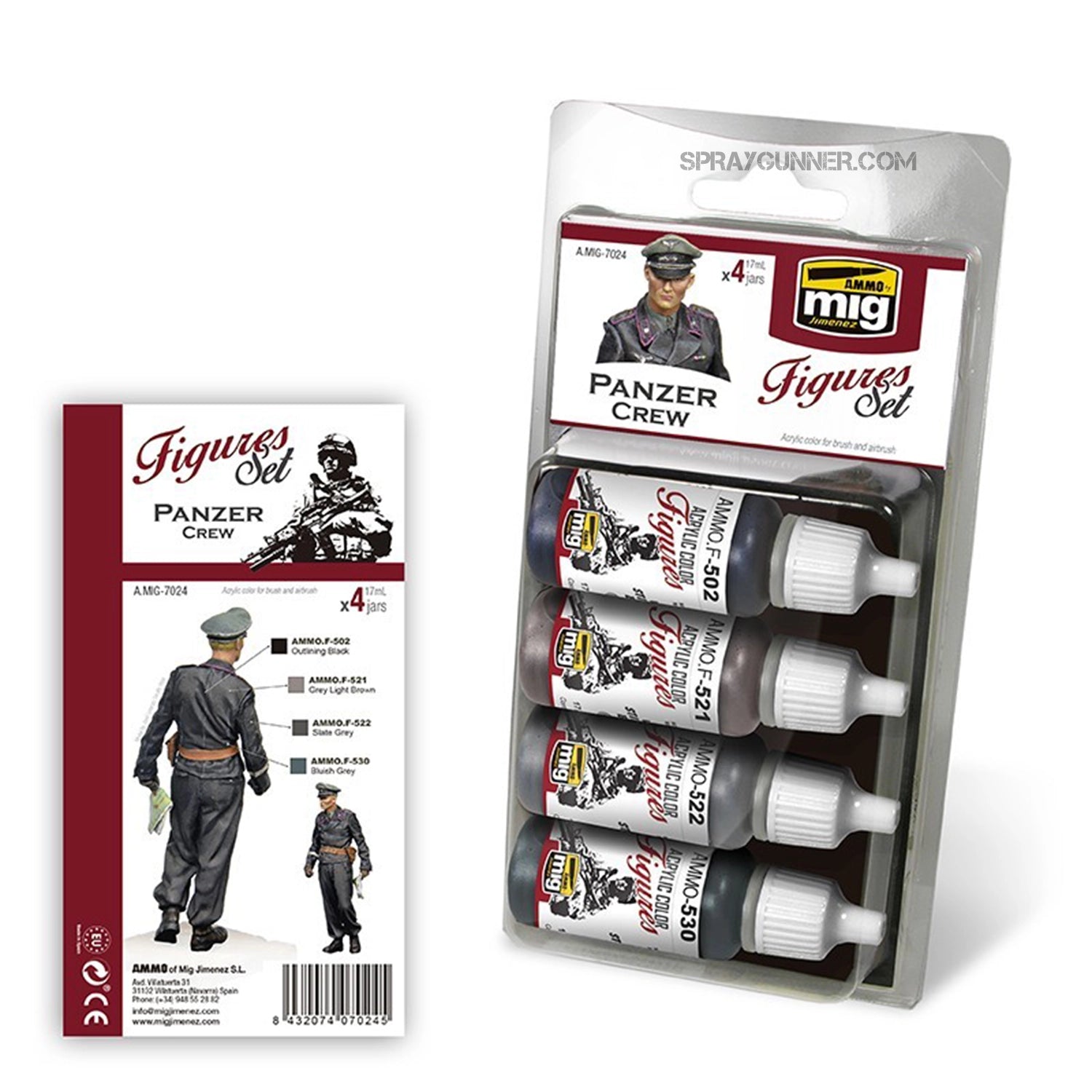 AMMO by MIG Acrylic Sets - PANZER CREW SET - Urbanlystore