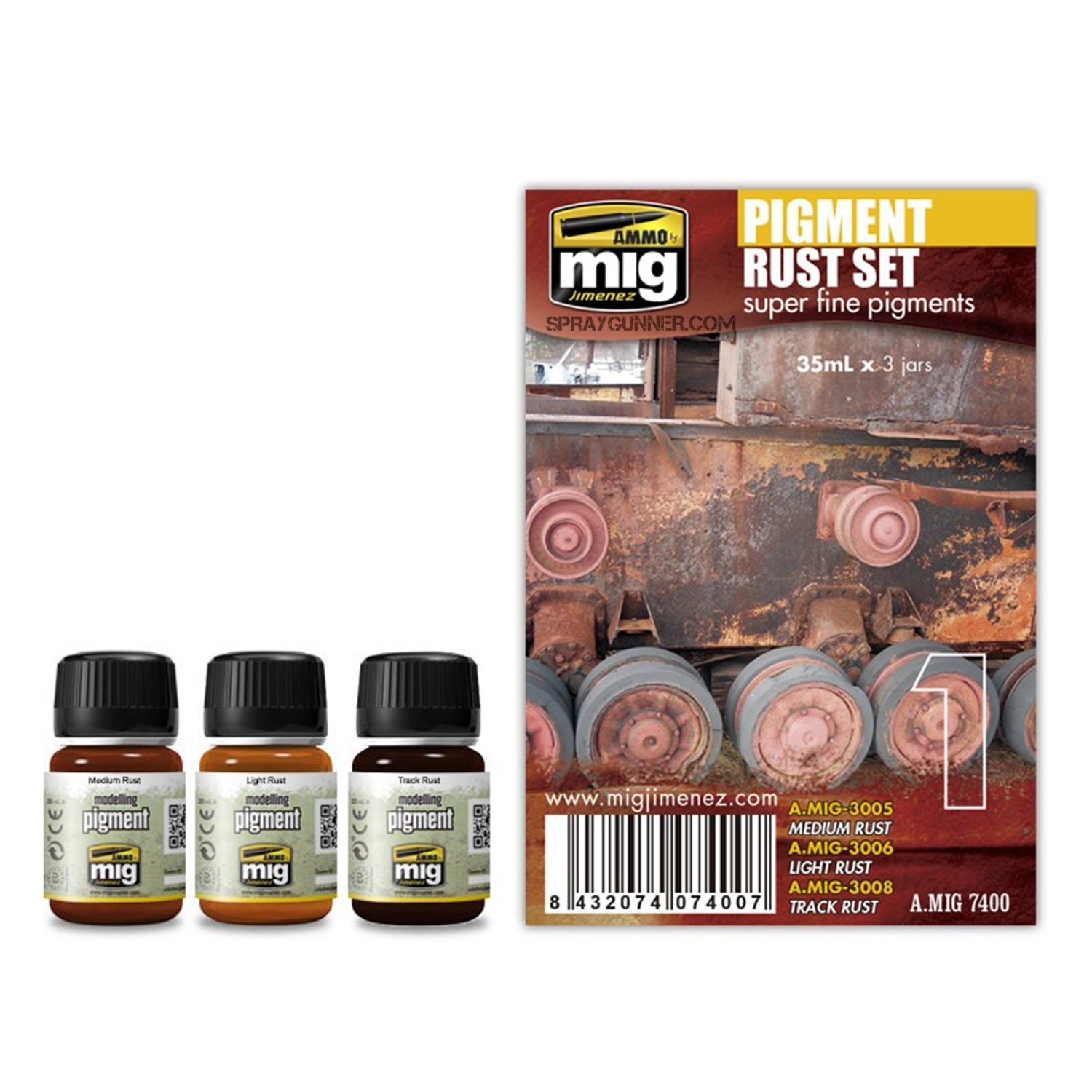 AMMO by MIG Pigment Rust Set - Urbanlystore