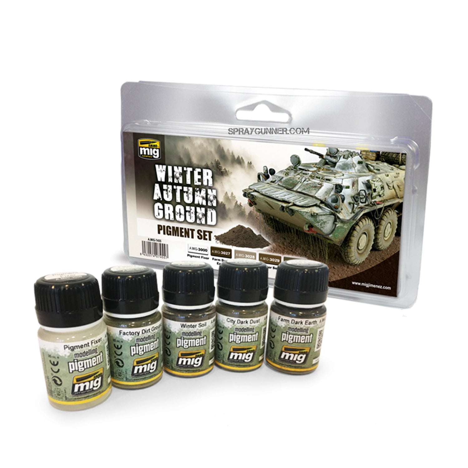 AMMO by MIG Autumn Ground Pigment Set - Urbanlystore