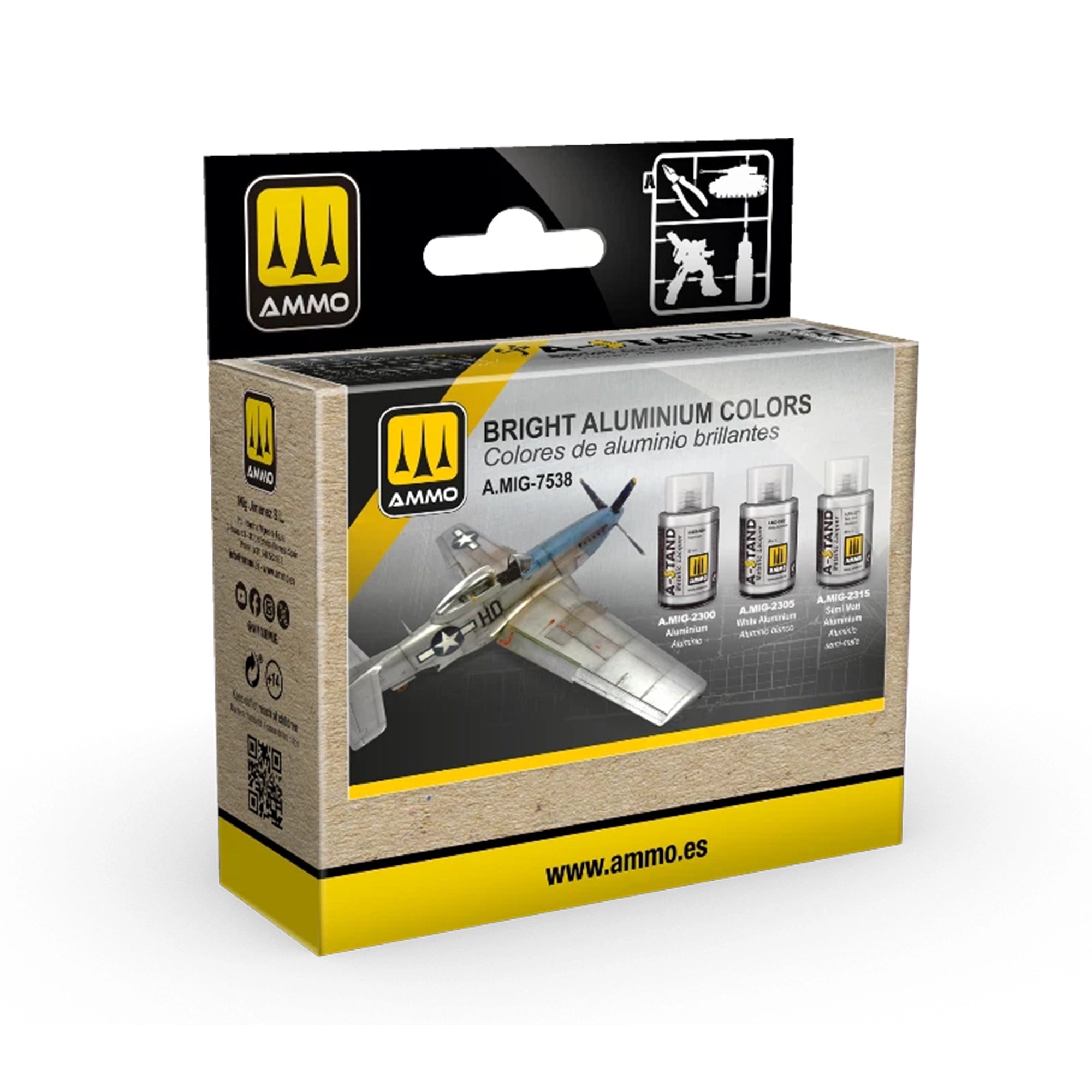 A-STAND Bright Aluminium Colors Set