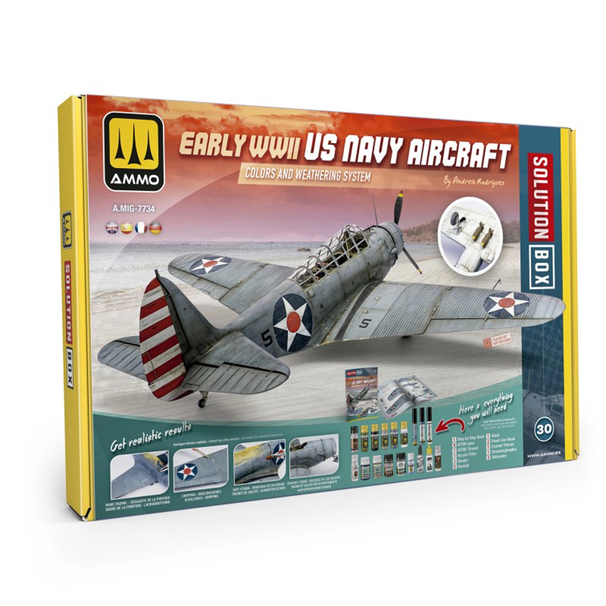 AMMO By MIG SOLUTION BOX 30 – How to paint Early WWII US Navy Aircraft