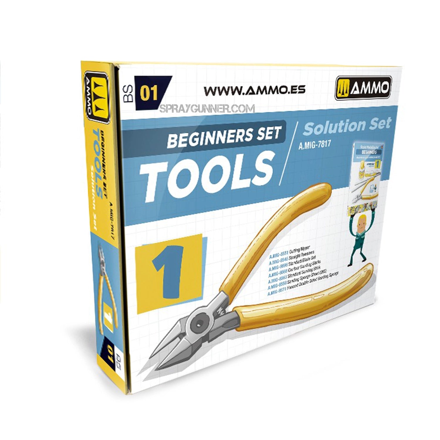 Ammo By Mig SOLUTION BOX Beginners Set - Tools - Urbanlystore