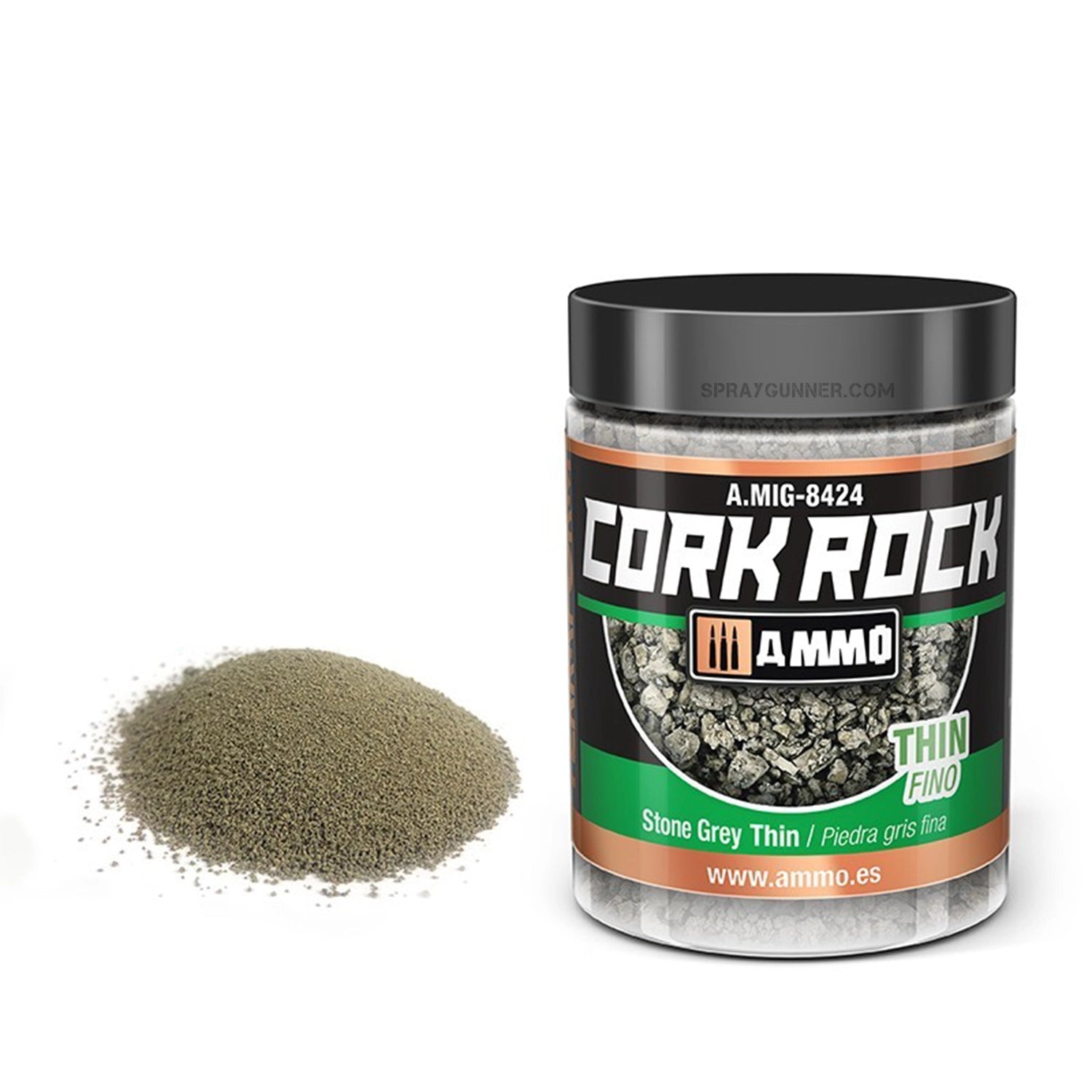 AMMO by MIG CREATE CORK Stone Grey Thin (Jar 100mL)