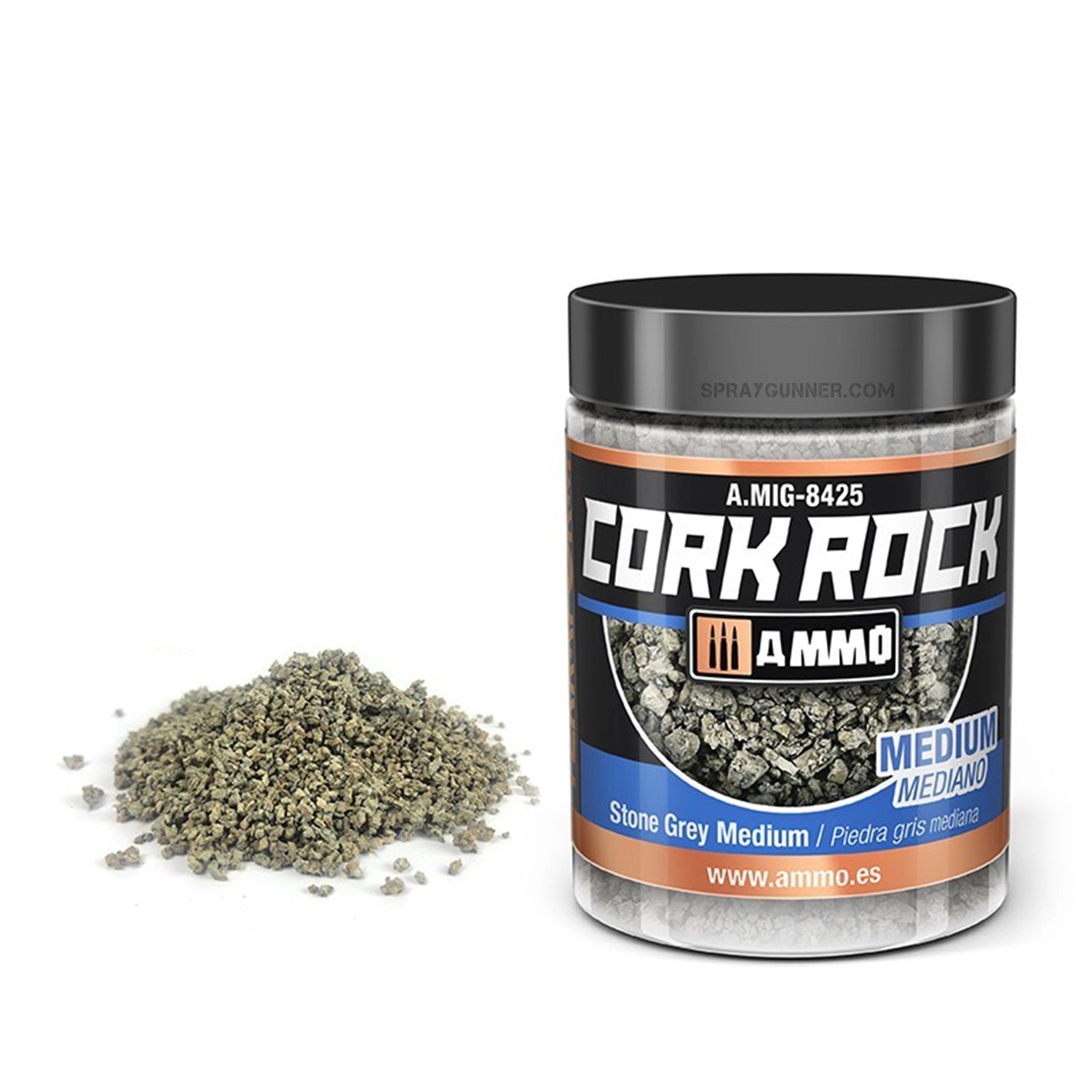 AMMO by MIG CREATE CORK Stone Grey Medium (Jar 100mL)