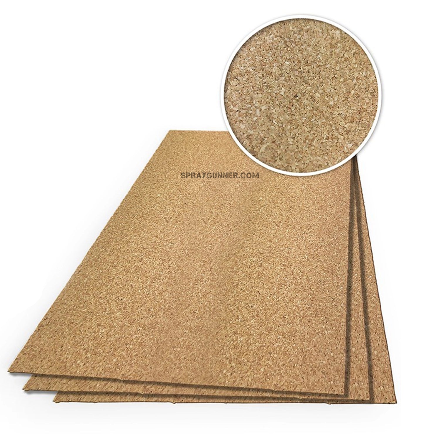 AMMO by MIG CREATE CORK Fine Grain Mix (1mm, 2mm and 3mm) - 1 pc. each size