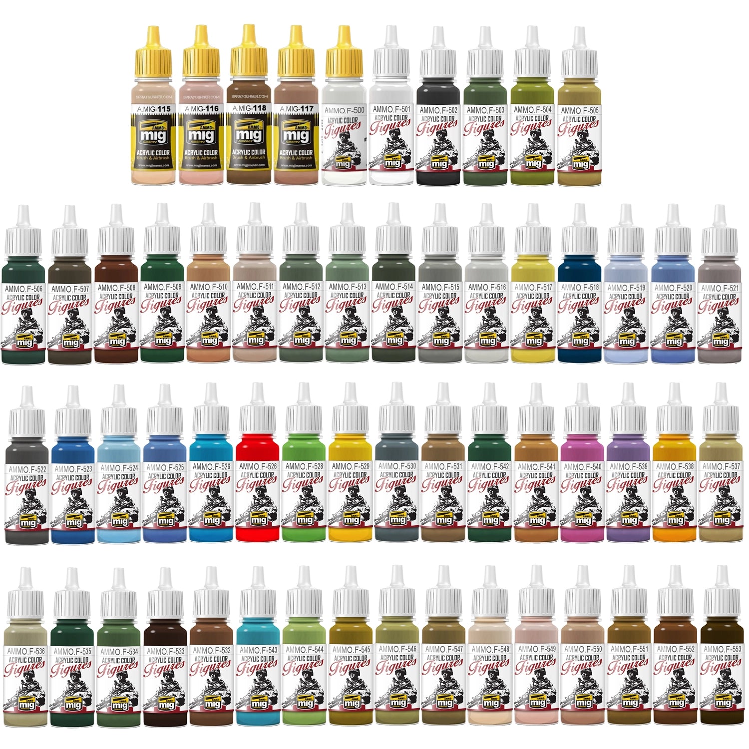 AMMO by MIG Figure Collection Paint Set - Urbanlystore