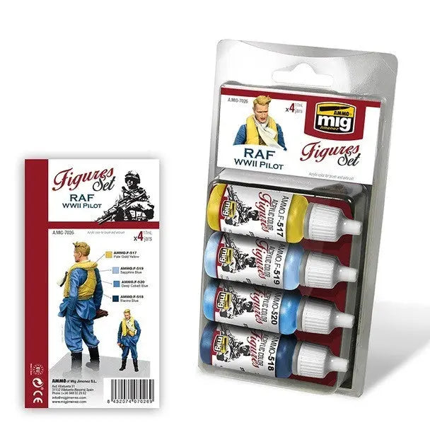 AMMO by MIG Acrylic Sets - RAF WWII PILOT UNIFORMS - Urbanlystore