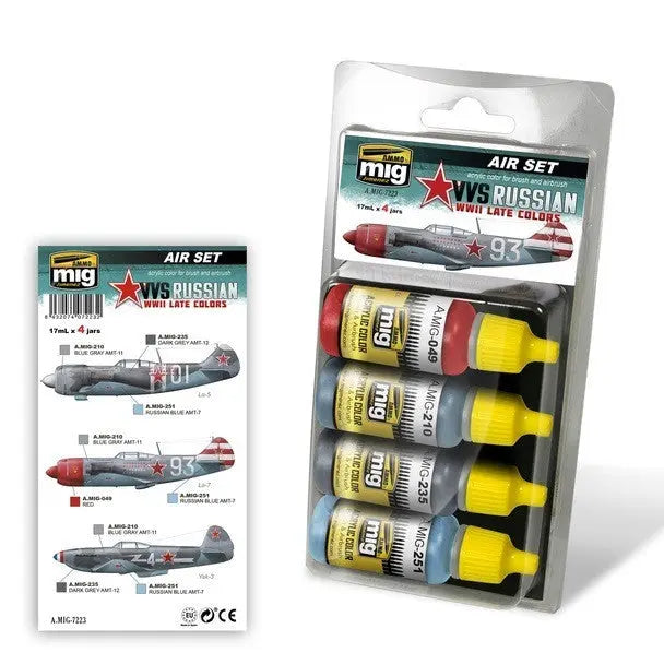 AMMO by MIG Acrylic Sets - VVS WWII RUSSIAN LATE AIRCRAFT - Urbanlystore