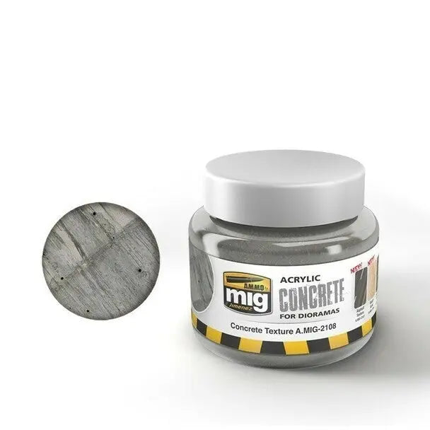AMMO by MIG Acrylic Textures CONCRETE TEXTURE - Urbanlystore
