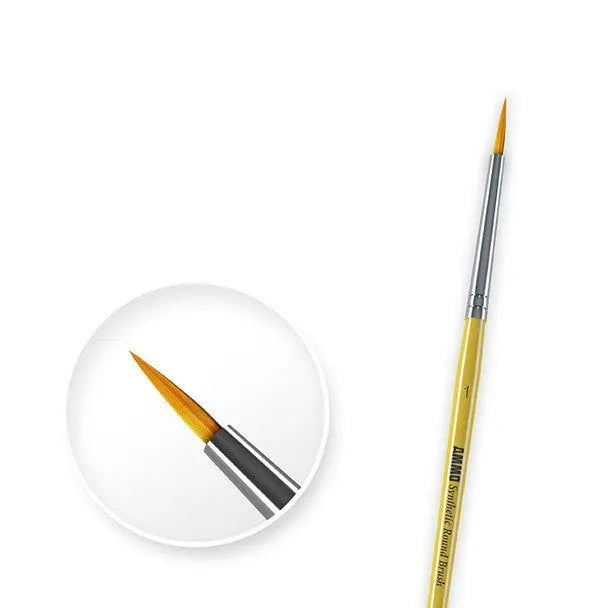 AMMO by MIG Brushes - #1 SYNTETIC ROUND BRUSH - Urbanlystore