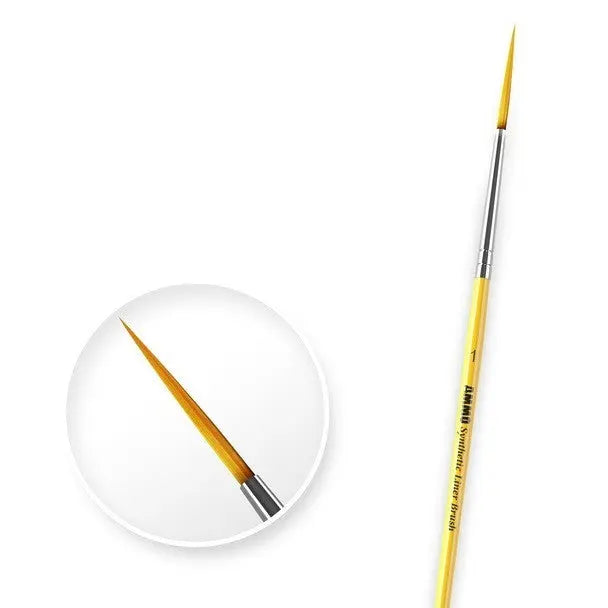 AMMO by MIG Brushes - #1 SYNTHETIC LINER BRUSH - Urbanlystore