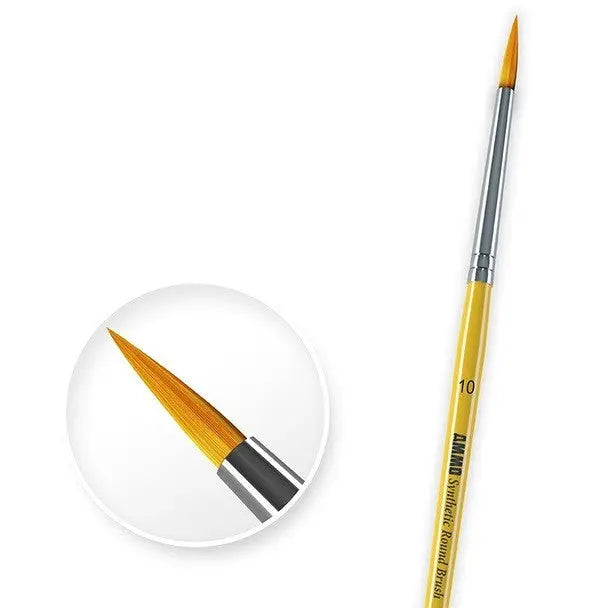 AMMO by MIG Brushes - #10 SYNTHETIC ROUND BRUSH - Urbanlystore