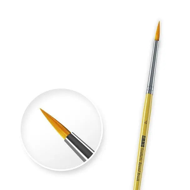 AMMO by MIG Brushes - #4 SYNTETIC ROUND BRUSH - Urbanlystore