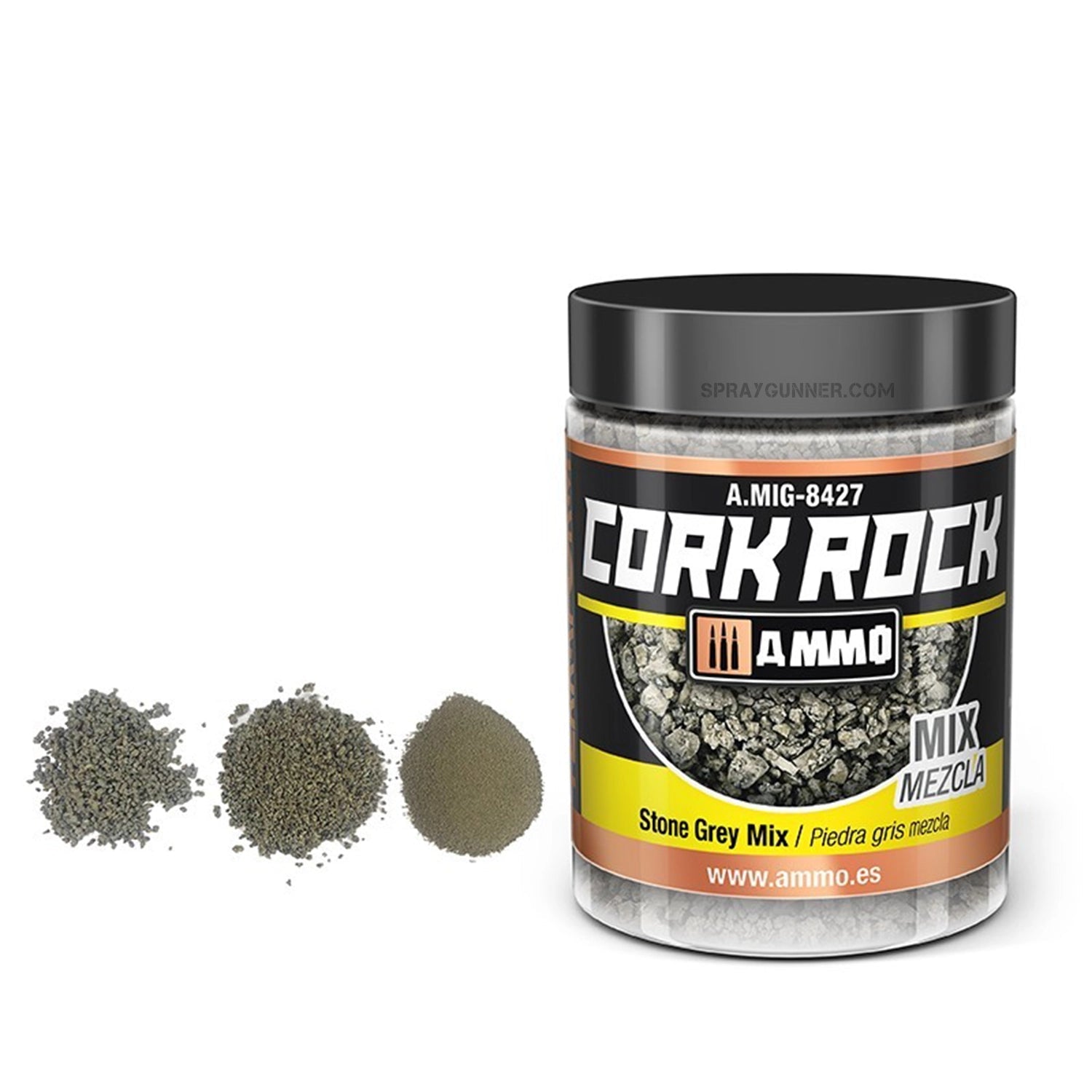 AMMO by MIG CREATE CORK Stone Grey Mix (Jar 100mL) AMMO by Mig Jimenez at Urbanlystore