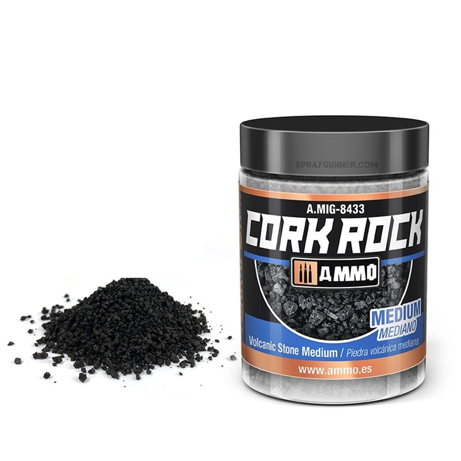 AMMO by MIG CREATE CORK Volcanic Rock Medium (Jar 100mL) AMMO by Mig Jimenez at Urbanlystore