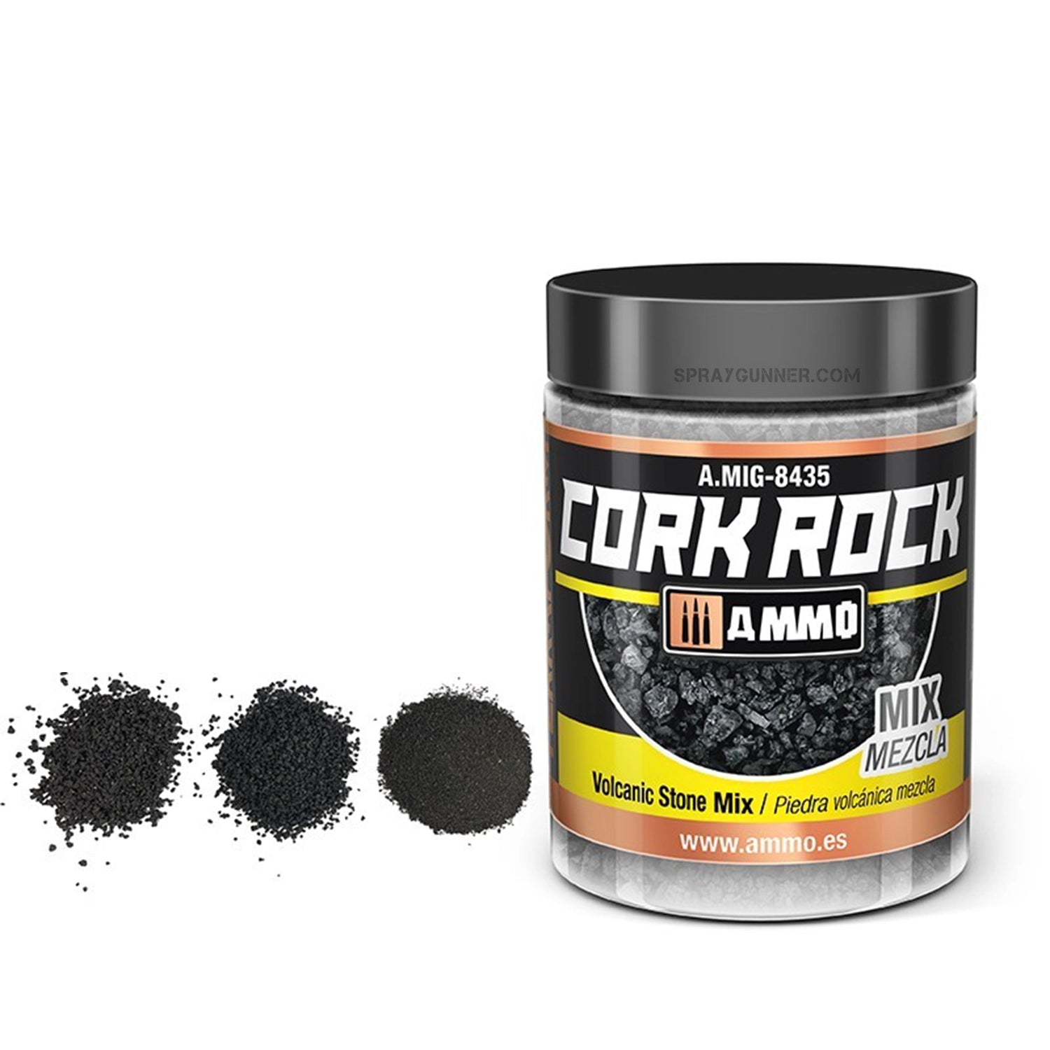 AMMO by MIG CREATE CORK Volcanic Rock Mix (Jar 100mL) AMMO by Mig Jimenez at Urbanlystore