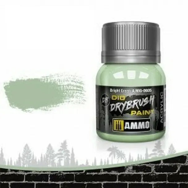 AMMO by MIG DIO Paints - DRYBRUSH Bright Green - Urbanlystore