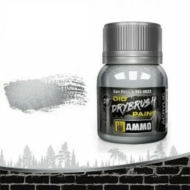 AMMO by MIG DIO Paints - DRYBRUSH Gun Metal - Urbanlystore