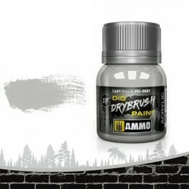 AMMO by MIG DIO Paints - DRYBRUSH Light Grey - Urbanlystore