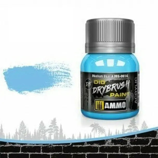 AMMO by MIG DIO Paints - DRYBRUSH Medium Blue - Urbanlystore