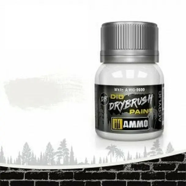 AMMO by MIG DIO Paints - DRYBRUSH White - Urbanlystore