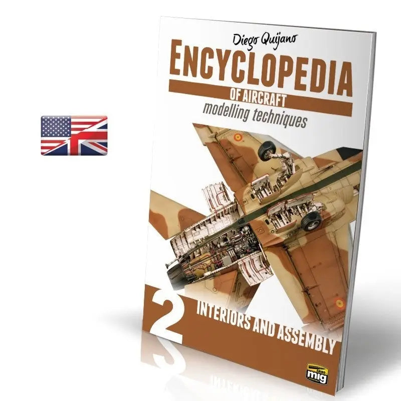 AMMO by MIG Publications - ENCYCLOPEDIA OF AIRCRAFT MODELLING TECHNIQUES VOL.2 : INTERIORS AND ASSEMBLY (ENGLISH) - Urbanlystore