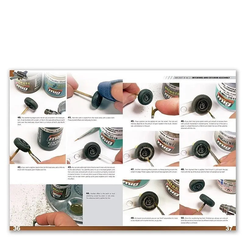 AMMO by MIG Publications - ENCYCLOPEDIA OF AIRCRAFT MODELLING TECHNIQUES VOL.2 : INTERIORS AND ASSEMBLY (ENGLISH) - Urbanlystore