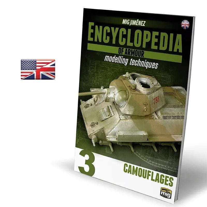 AMMO by MIG Publications - ENCYCLOPEDIA OF ARMOUR MODELLING TECHNIQUES VOL. 3 – CAMOUFLAGES (English) - Urbanlystore