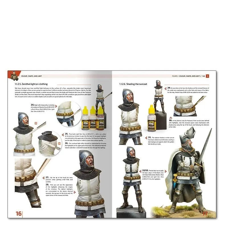 AMMO by MIG Publications - ENCYCLOPEDIA OF FIGURES MODELLING TECHNIQUES VOL. 1 - COLOUR, SHAPE, AND LIGHT (English) - Urbanlystore